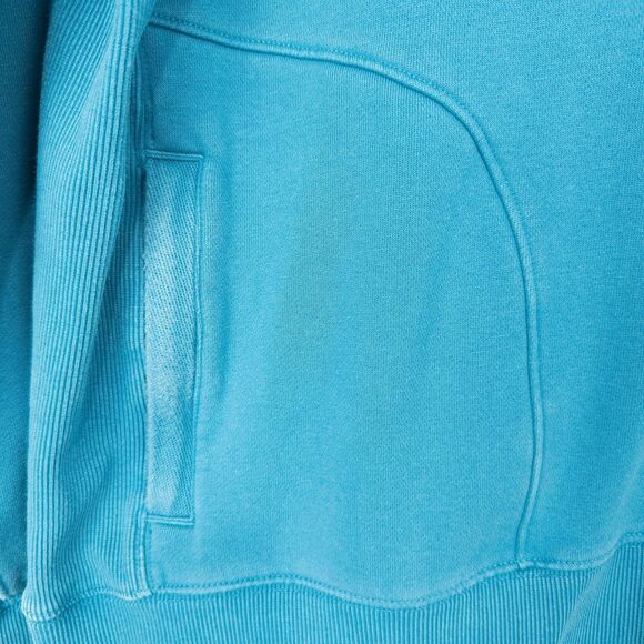 Duluth Trading Co Souped Up Funnel Neck Sweatshirt Womens Large Teal Blue 29715 - Picture 11 of 16